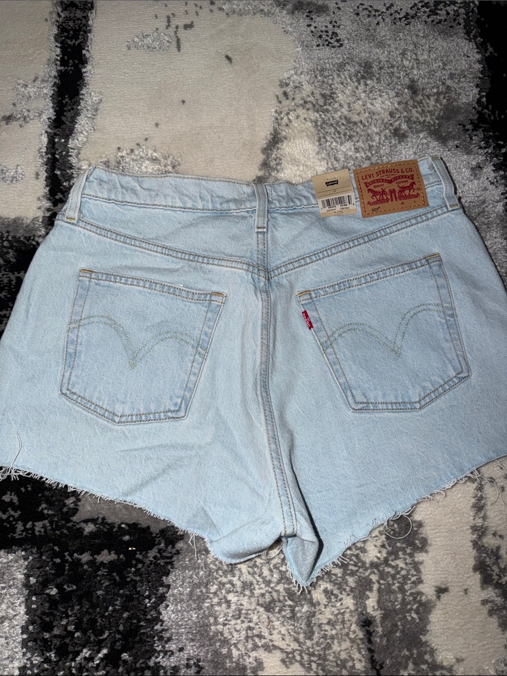 Levi's Light Wash Denim Women's Cutoff Shorts